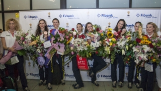 Уникално посрещане за "златните" ни грации