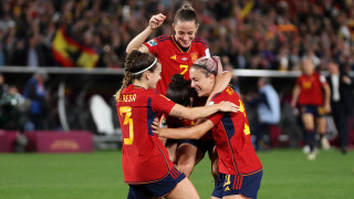 Женският национален отбор на Испания който спечели титлата от Световното