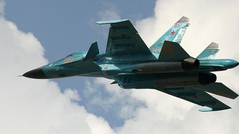 Украинските сили са свалили още един руски изтребител-бомбардировач Су-34, предаде