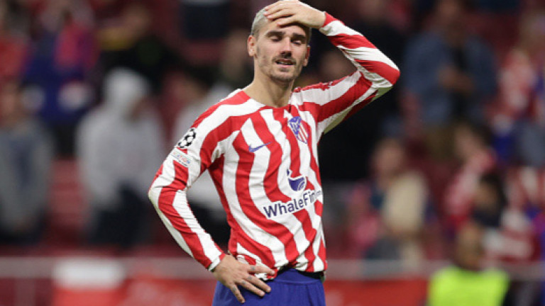 Френската звезда на Атлетико (Мадрид) беше много разочарован след загубата