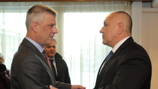 Премиерът Бойко Борисов обсъди с президента на Косово Хашим Тачи