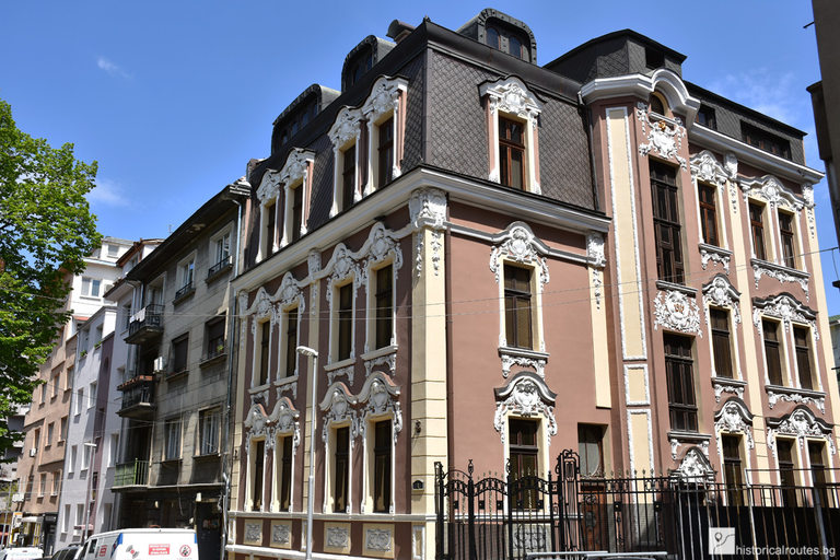 Къщата на Райко Горанов, 1912 година, арх. Карл Хайнрих и ваятел Андреас Грайс