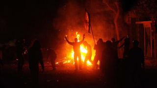Жестока разправа с демонстранти в Александрия 