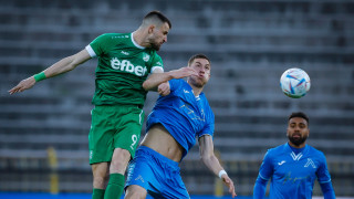 Халфът на Левски Андриан Краев направи силен мач срещу Берое