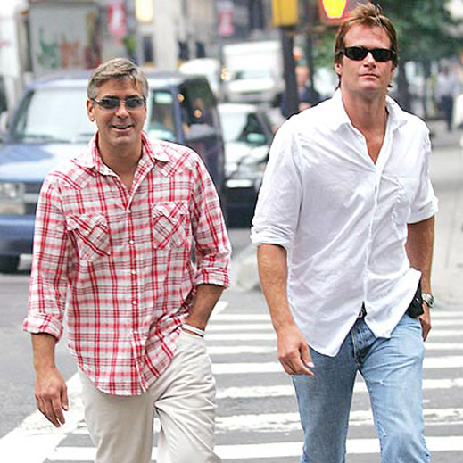 Клуни, Синди Крауфорд и Боно купонясват заедно във Франция