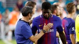 Самуел Умтити няма да се върне скоро в игра за Барселона