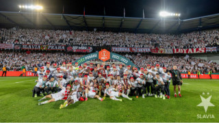 Славия Прага победи с 2 0 големия си местен съперник Спарта