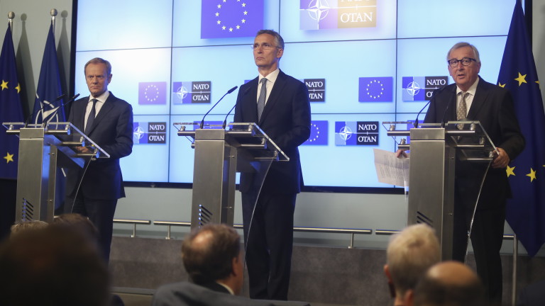 ЕС и НАТО подписаха декларация за задълбочаване на сътрудничеството