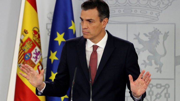 Самолетът на испанския премиер Санчес се повреди при опит за излитане от Мадрид