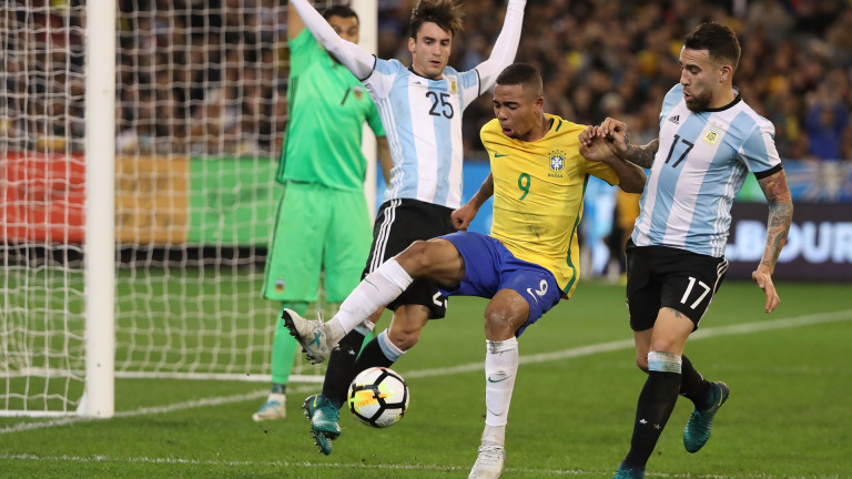 Бразилия - Аржентина: Футболна класика винаги, по всяко време, във всяка точка от света
