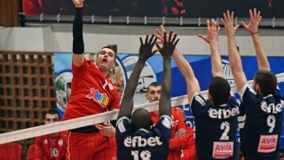 Волейболният ЦСКА спечели важна победа срещу Марек Юнион Ивкони с