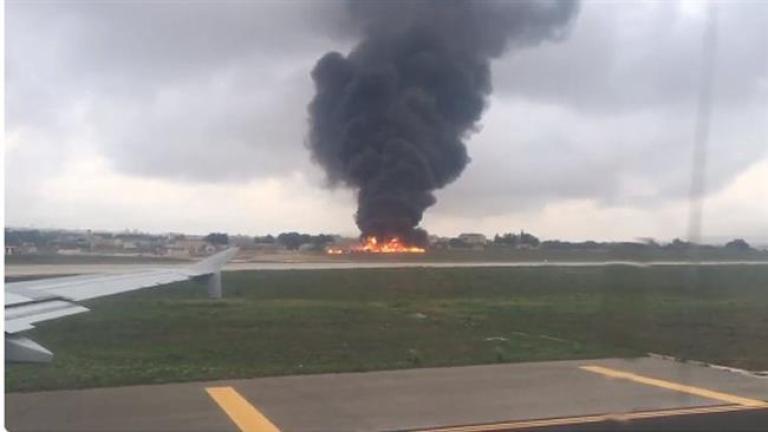 Самолет катастрофира в Малта