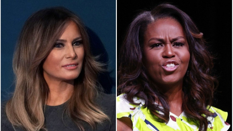 Тихата война на Мелания Тръмп и Мишел Обама