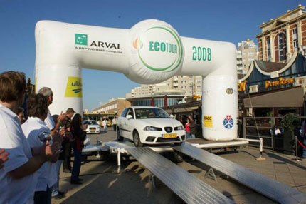 Seat Ibiza ECOMOTIVE – отличникът на Eco Tour 2008  