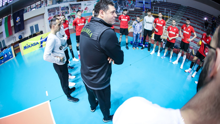 Селекционерът на националния отбор по волейбол Пламен Константинов каза, че
