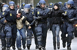  Масови арести в Копенхаген