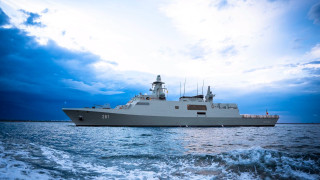 Румъния посрещна първия си нов военен кораб след повече от 30 години