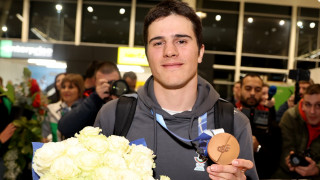 Бронзовият медалист в паралелния гигантски слалом в сноуборда Тервел Замфиров