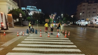 Столичната община стартира обновяването на пътната маркировка в града Акцентът