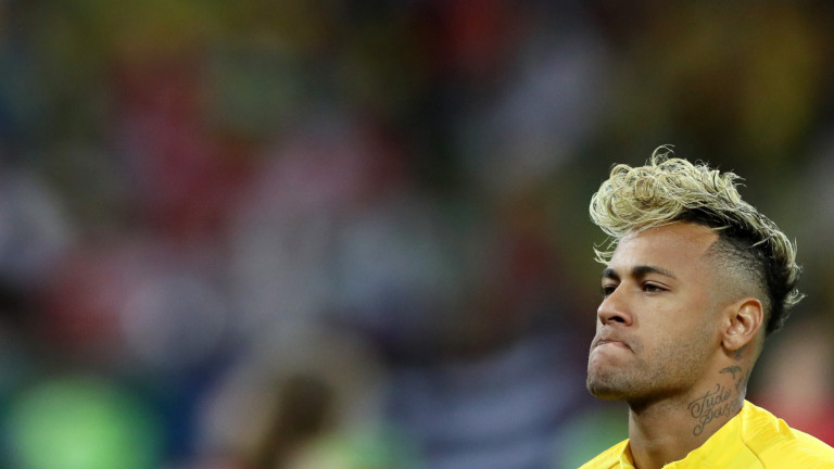 Лидерът на Бразилия Неймар разочарова с представянето си срещу Швейцария.