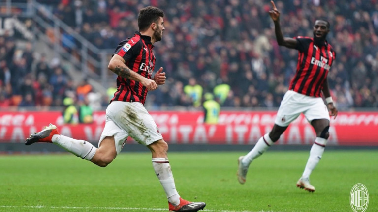 Милан измести Лацио, "росонерите" вече в зона "Шампионска лига"