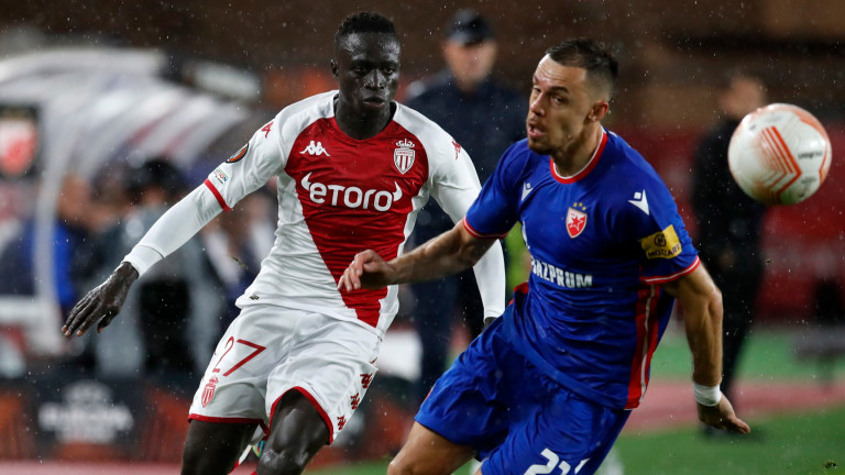 Монако победи Цървена звезда с 4:1 в мач от 6-ия кръг