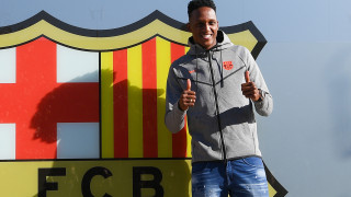 Най новото попълнение в отбора на Барселона Йери Мина бе