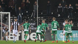 Локомотив (Пловдив) - Лудогорец 0:3 (Развой на срещата по минути)