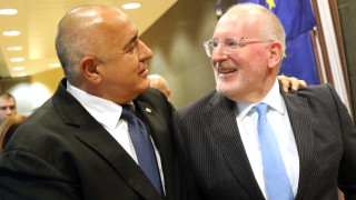 Българският премиер Бойко Борисов благодари на зам председателя на Европейската комисия