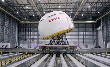Toyota създаде гигантски симулатор