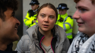 Световноизвестната шведска екоактивистка Грета Тунберг изненадващо посети България Това стана ясно за пръв