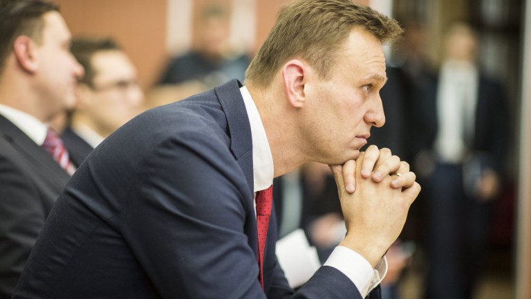 Навални арестуван край Кремъл мигове след появата си на протеста