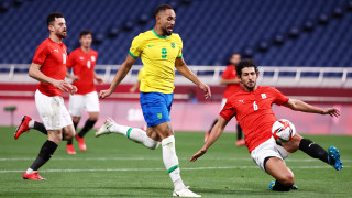 Бразилия се класира за полуфиналите на олимпийски турнир по футбол