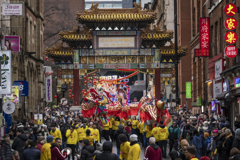 Парад на дракона в Манчестър