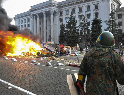 Размириците в Одеса финансирани и подклаждани отвън, според Киев
