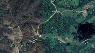 Областният управител на Благоевград Николай Шушков и заместник министърът на МРРБ