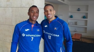 Новите попълнения в Левски Ривалдиньо и Паулиньо тренираха във