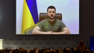 Украинският президент Володимир Зеленски каза пред парламента на Австралия в