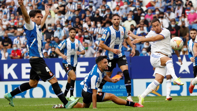 Атакуващият халф на Реал (Мадрид) - Еден Азар ще пропусне