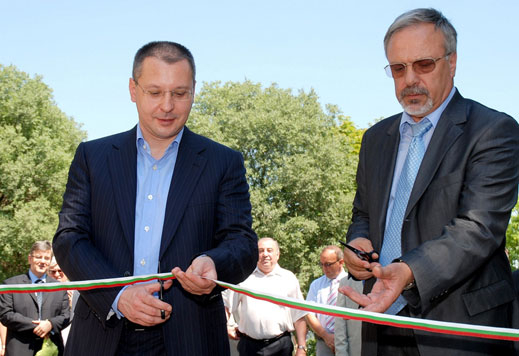 Станишев и Гагаузов инспектират строежа на магистрала "Марица"