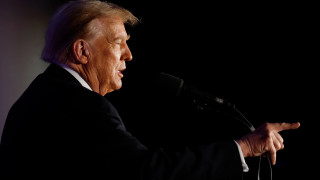 Бившият президент Доналд Тръмп беше сниман преди броени дни да напуска