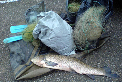 160 кг. риба конфискуваха от бракониери