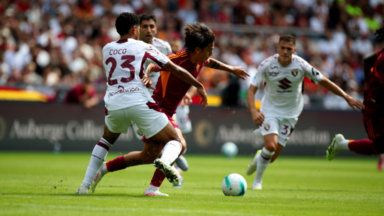 Рома отстъпи на Торино с 0:1 в мач от третия кръг на Серия А