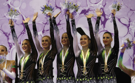 Гимнастичките от ансамбъла спечелиха световната титла в многобоя