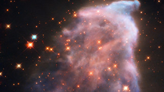 Мощните потоци от енергия изригващи от ослепителни звезди в дълбините