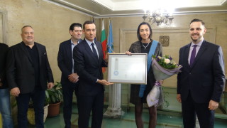 Кметът на София Васил Терзиев и председателят на Столичния общински