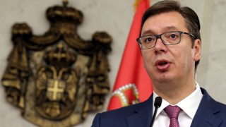 Сръбският президент Александър Вучич коментира че няма нито да се