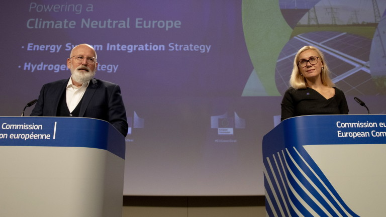 Водородът - основа на енергийния план на ЕС за въглеродно неутрална Европа