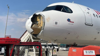 Удар с птица причини силно задимяване в самолет край Мадрид