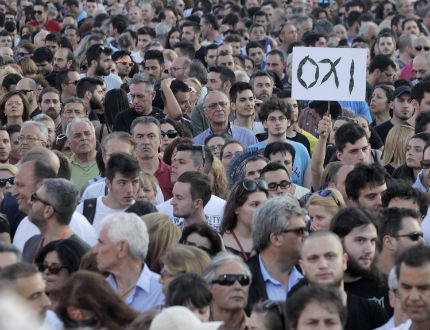 Ден за размисъл преди референдума в Гърция 